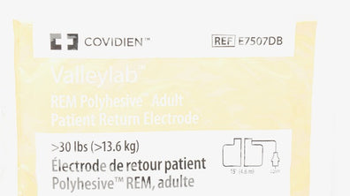 Covidien E7507DB REM Polyhesive Adult Patient Return Electrode  >30lbs (x)
